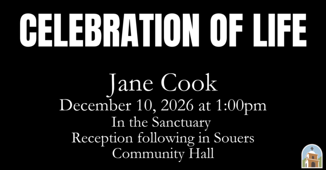 Celebration of Life - Jane Cook