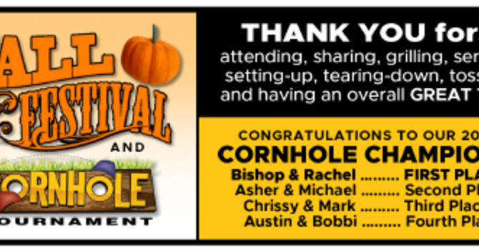 Fall Festival 2026 - Thank you!! image