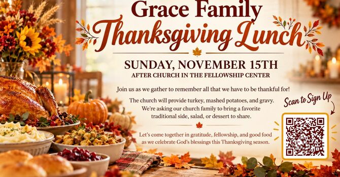 Grace Family Thanksgiving Lunch