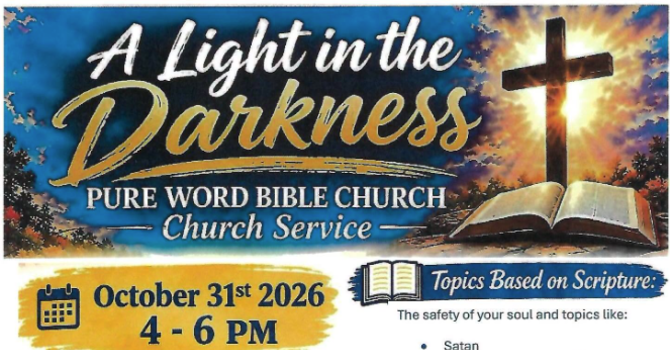 A Light in the Darkness Church Service