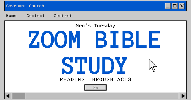 Men's Zoom Bible Study