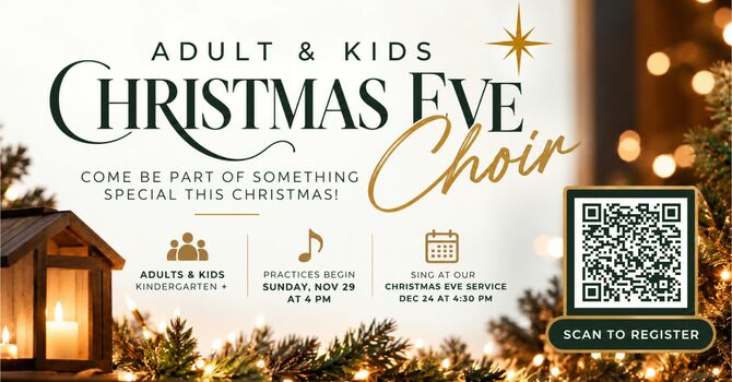 Adult & Kids Christmas Eve Choir