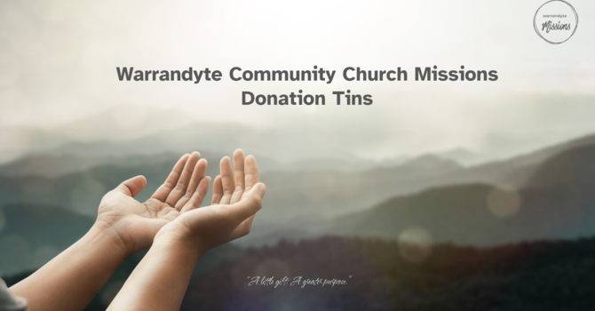 WCC Missions Money Tins