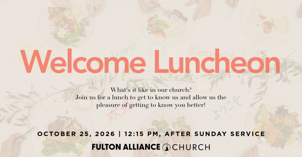 Welcome Luncheon