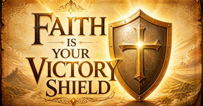 Faith Is Your Victory Shield image