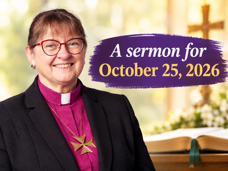 A sermon for October 25, 2026