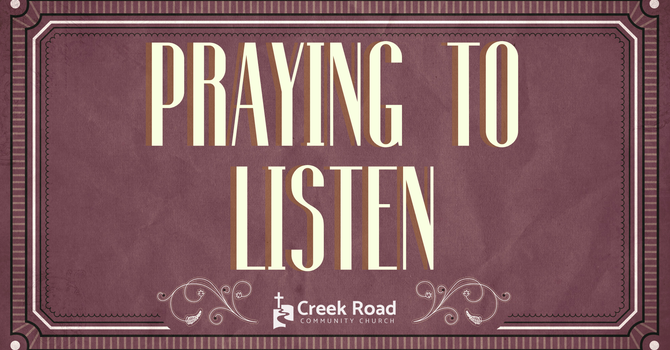 Praying to Listen