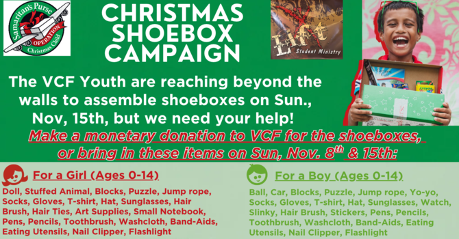 Christmas Shoebox Campaign