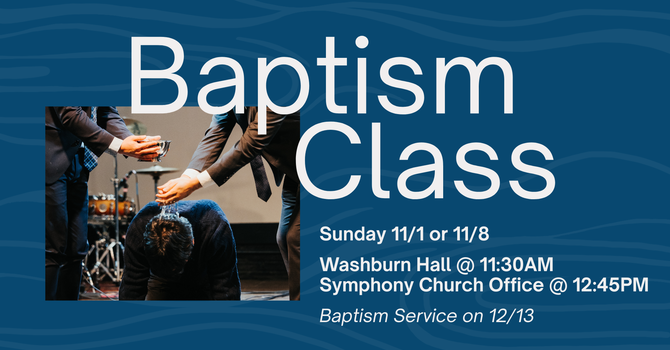 Baptism Class