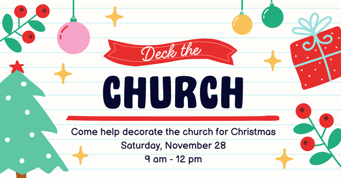 Deck the Church for Christmas