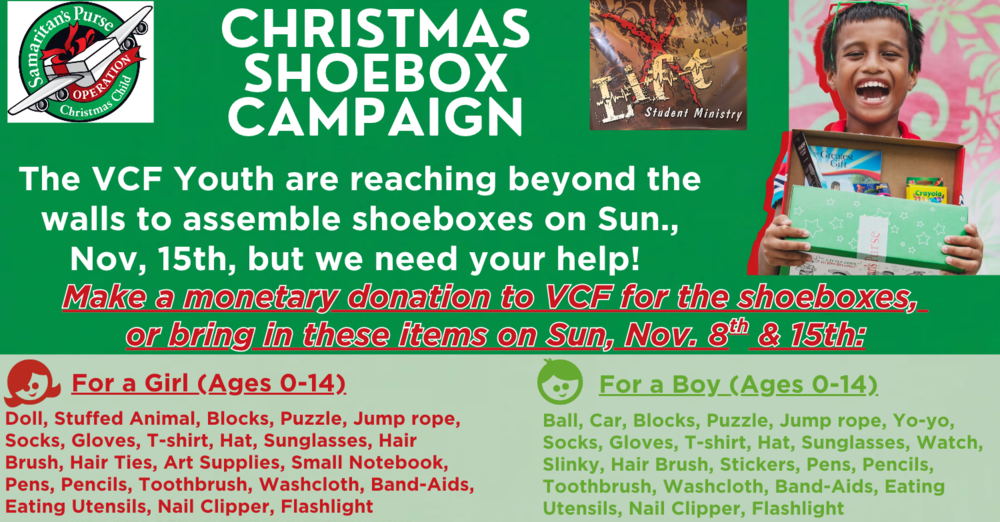 Christmas Shoebox Campaign