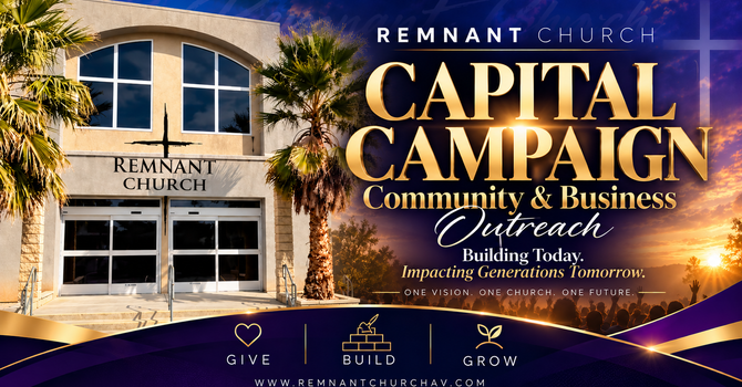 Remnant Church Capital Campaign image