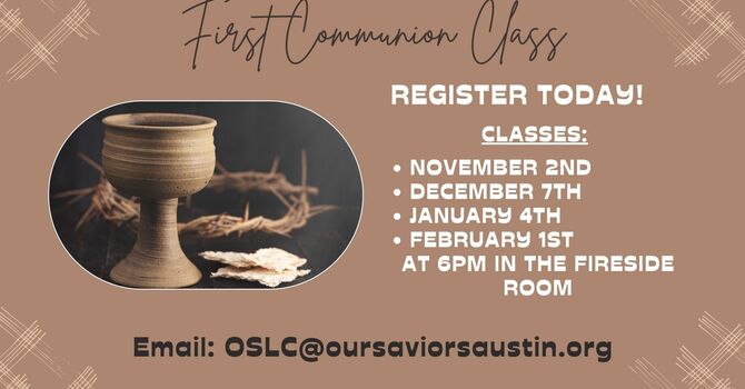 First Communion Class