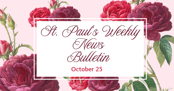 October 25 News Bulletin 