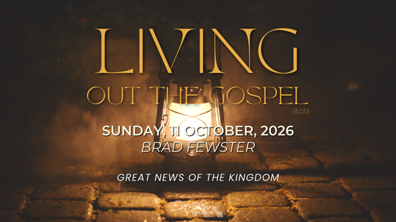 Living out the Gospel - Greats News of the Kingdom