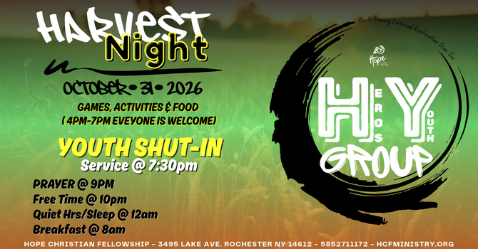 HEROs Youth Harvest Night Shut In