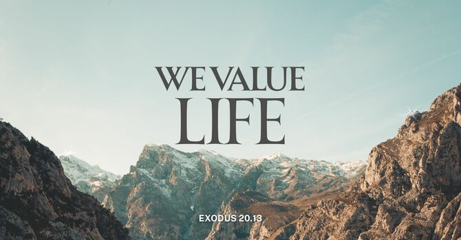 We Value Life