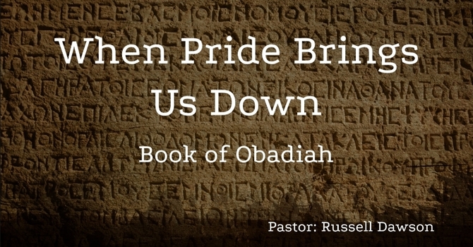When Pride Brings Us Down