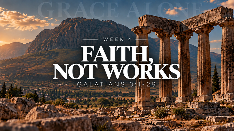 Faith, Not Works