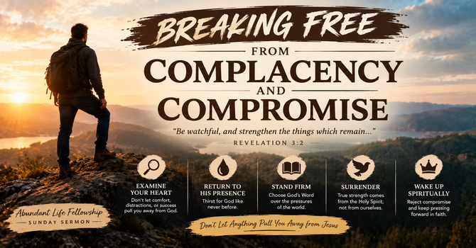 Breaking Free from Complacency and Compromise