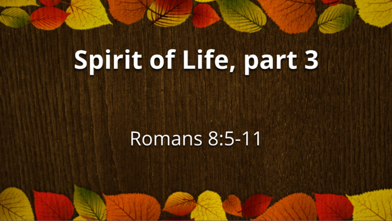 Spirit of Life. part 3