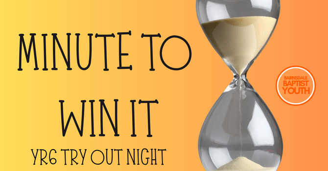 Youth Group - Minute to Win It