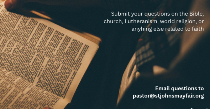 Bible Study: Ask Anything