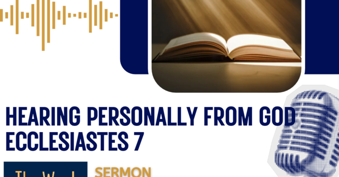 Hearing Personally from God   