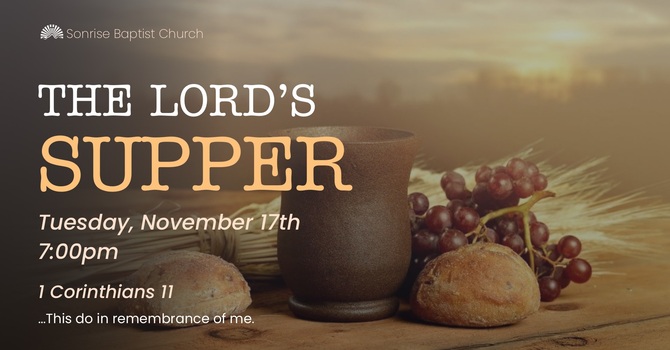 The Lord’s Supper