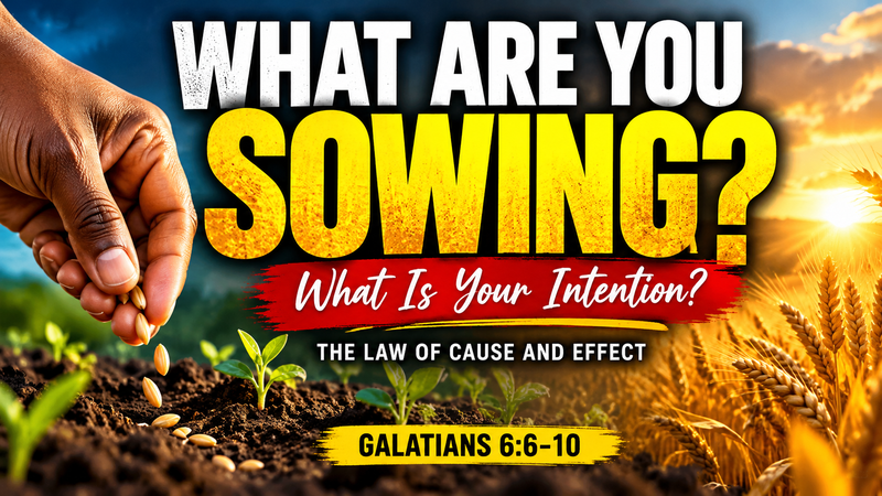 WHAT ARE YOU SOWING? (PART 2)