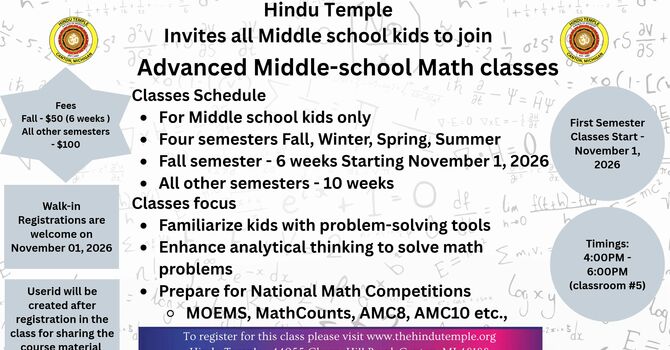 Enrichment Class - Math
