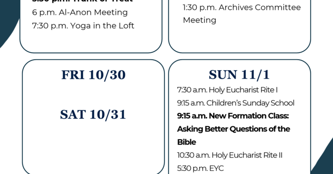 This Week at a Glance