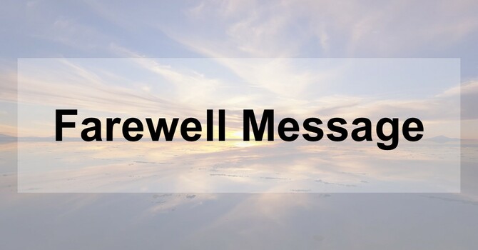 Interim Pastor Simmons Farewell Sermon