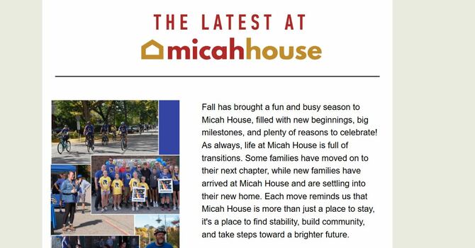The latest from Micah House image