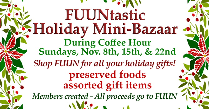 FUUNtastic Holiday Mini-Bazaar