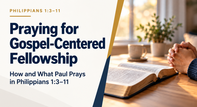 Praying for Gospel-centered Fellowship