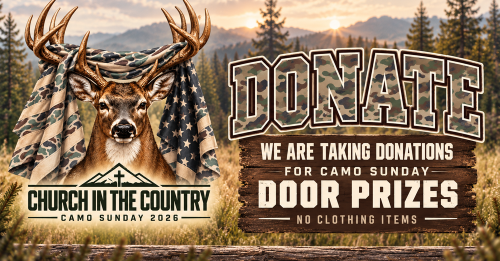 Donate a Door Prize for Camo Sunday 2026