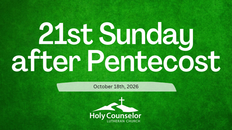 Sermon Reflection by Mark