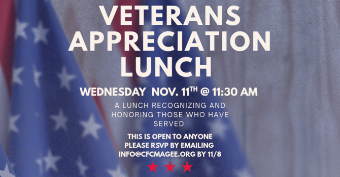 Veterans Appreciation Lunch