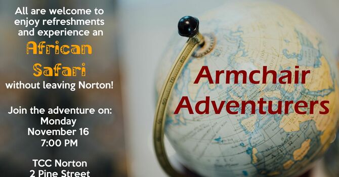 Armchair Adventurers - African Safari - Nov 16