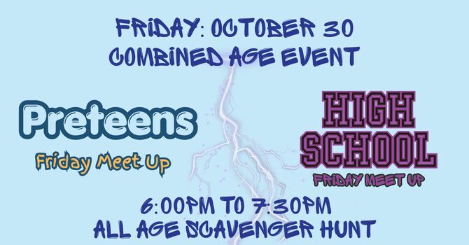 Preteen & High School All Age Scavenger Hunt