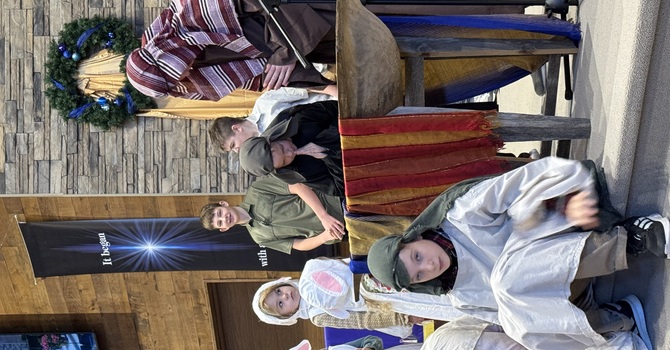 Children's Christmas Program Rehearsal