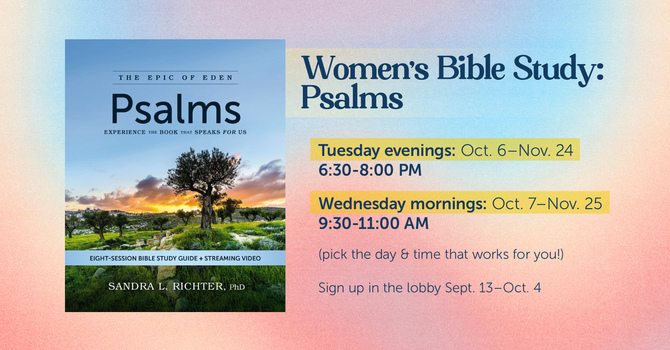 Women's Bible Study (Morning)