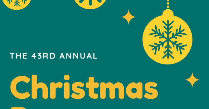 Last Day to register for the 2026 Christmas Bazaar