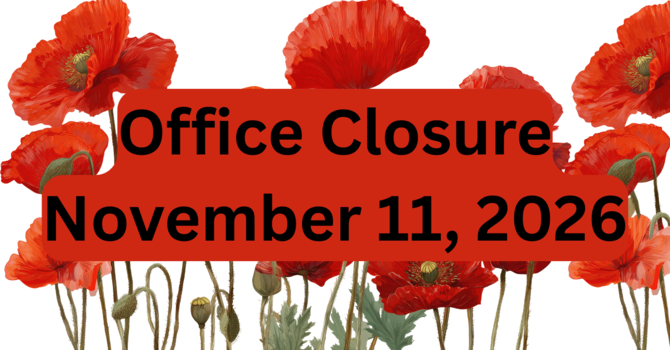 Remembrance Day: Office Closure