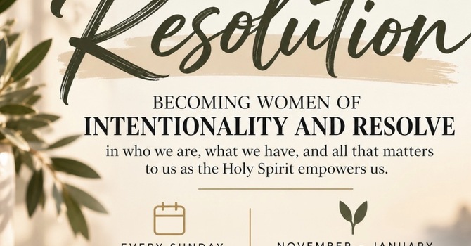 Resolution - Womens Sunday School