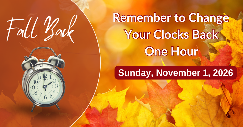 Clocks Change, Fall Back