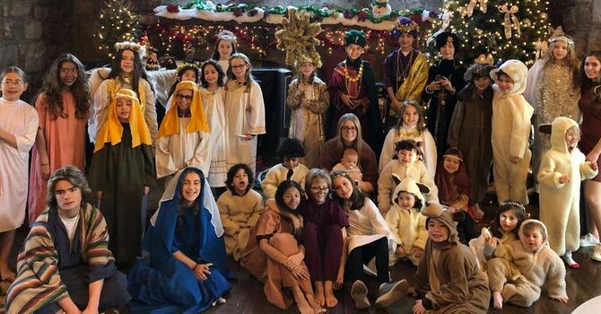 Christmas Pageant Preparation!
