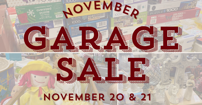 November Garage Sale 