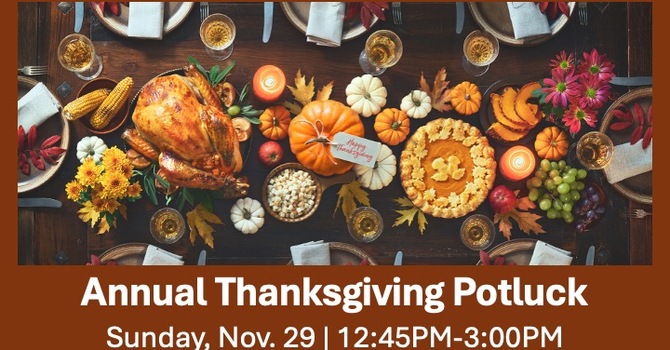 Annual Church Thanksgiving Potluck